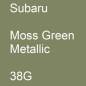 Preview: Subaru, Moss Green Metallic, 38G.